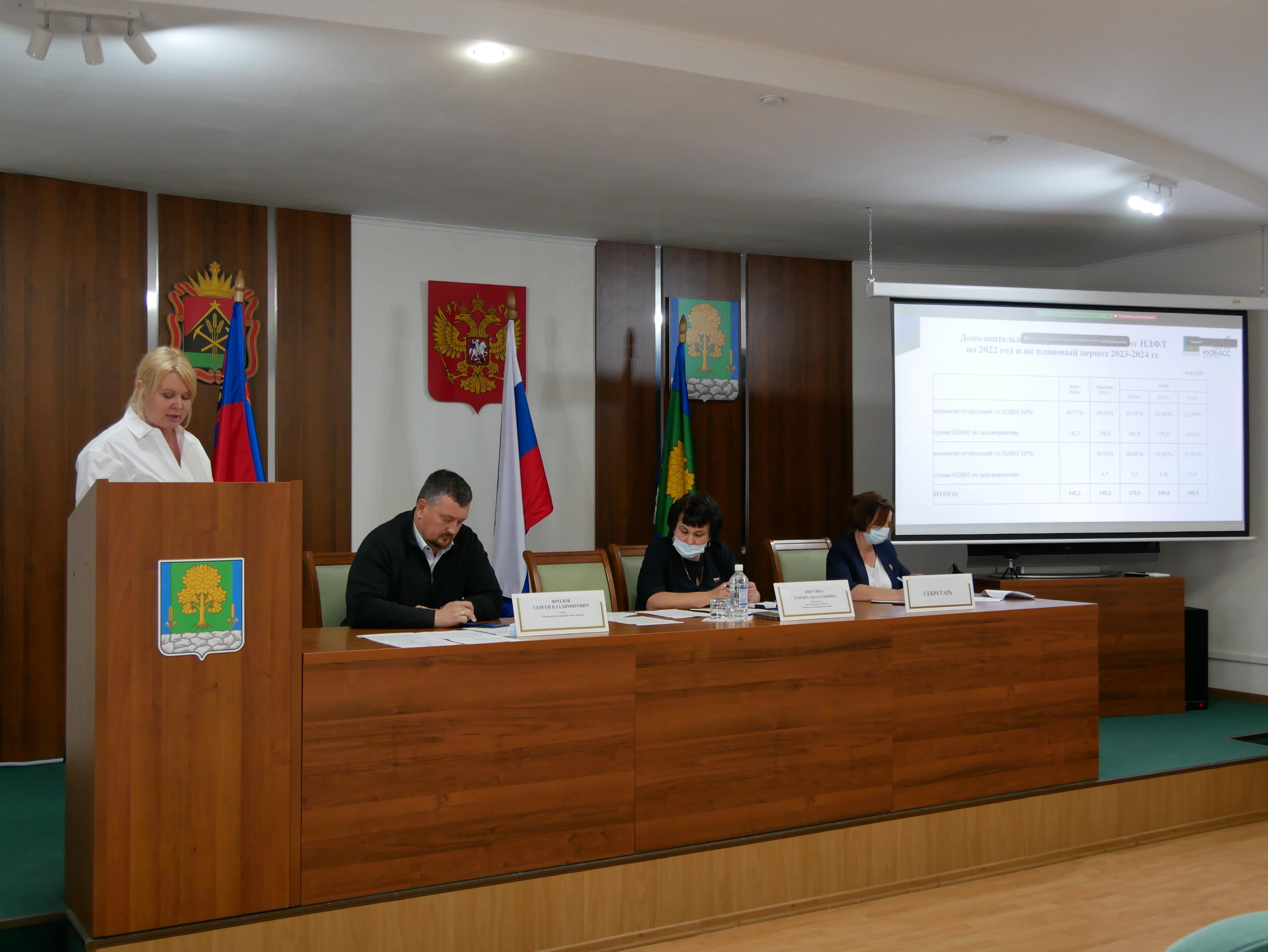 Сорок первая сессия Совета народных депутатов Топкинского муниципального округа