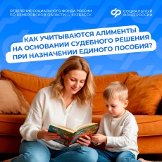 Как учитываются алименты на основании судебного решения при назначении единого пособия?